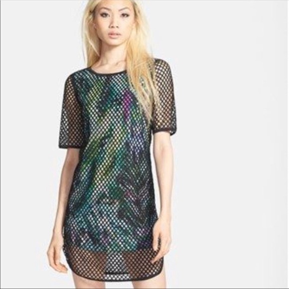 Anthropologie Dresses & Skirts - Anthro Foxiedox Tropic Thunder Fishnet Dress